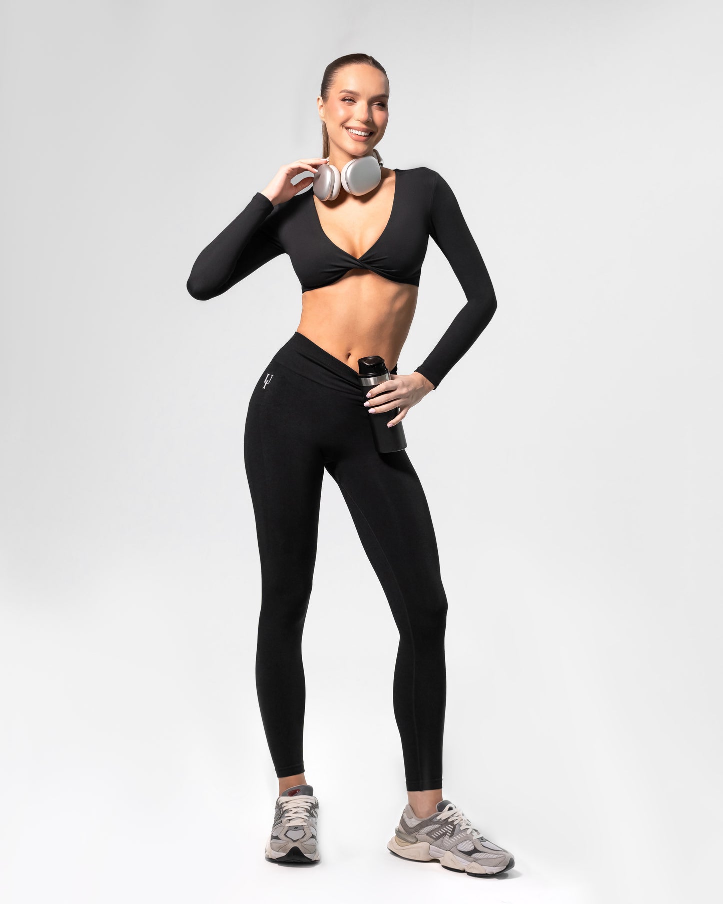 Galactic Aura Long Sleeve Crop