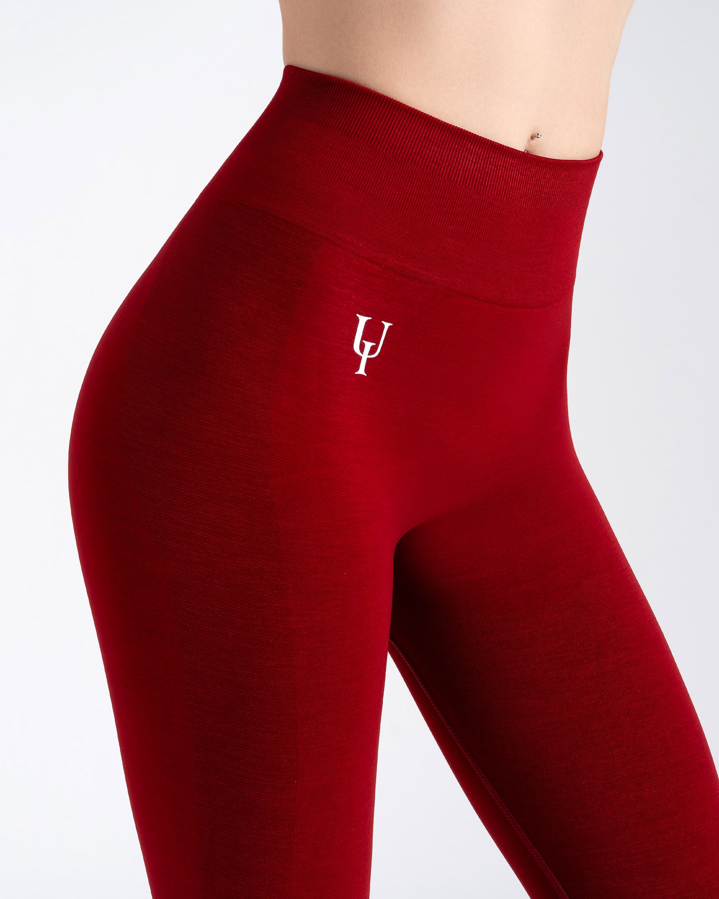 Zenith Seamless Scrunch Leggings Red
