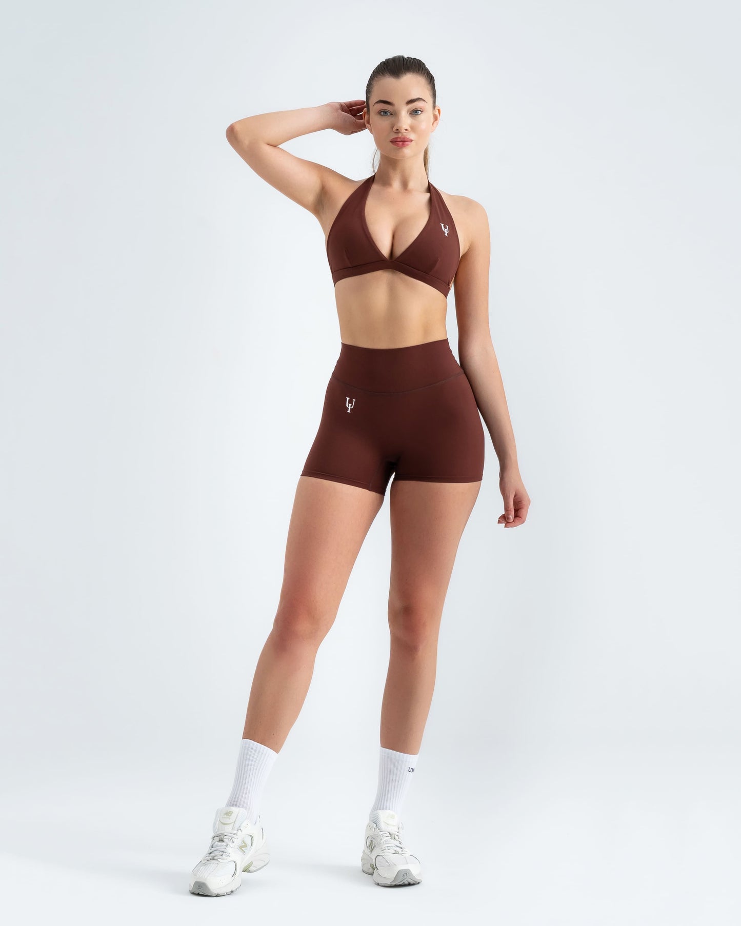 Sunkiss-V Scrunch Short "Cinnamon Brown"