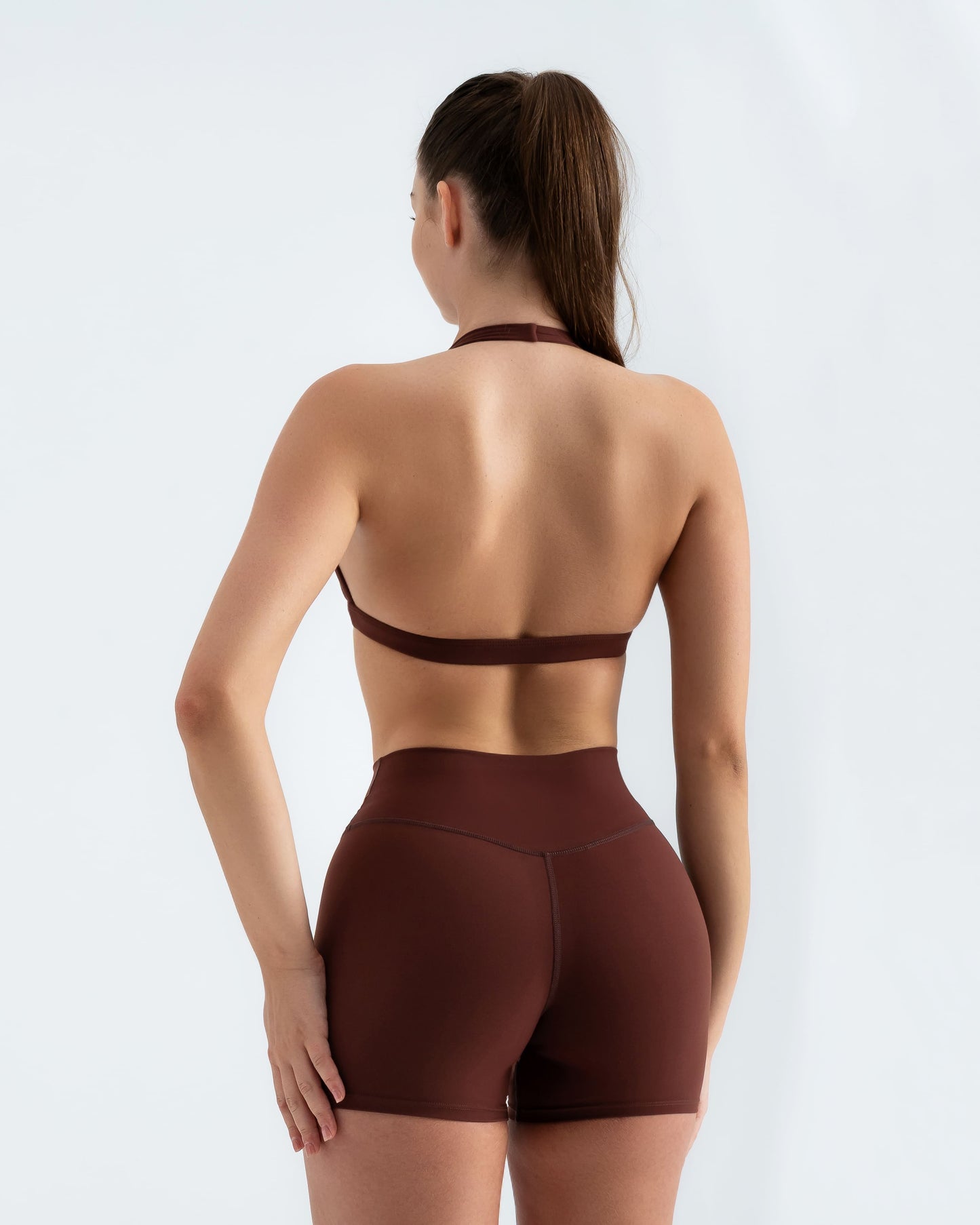 Sunkiss-V Scrunch Short "Cinnamon Brown"
