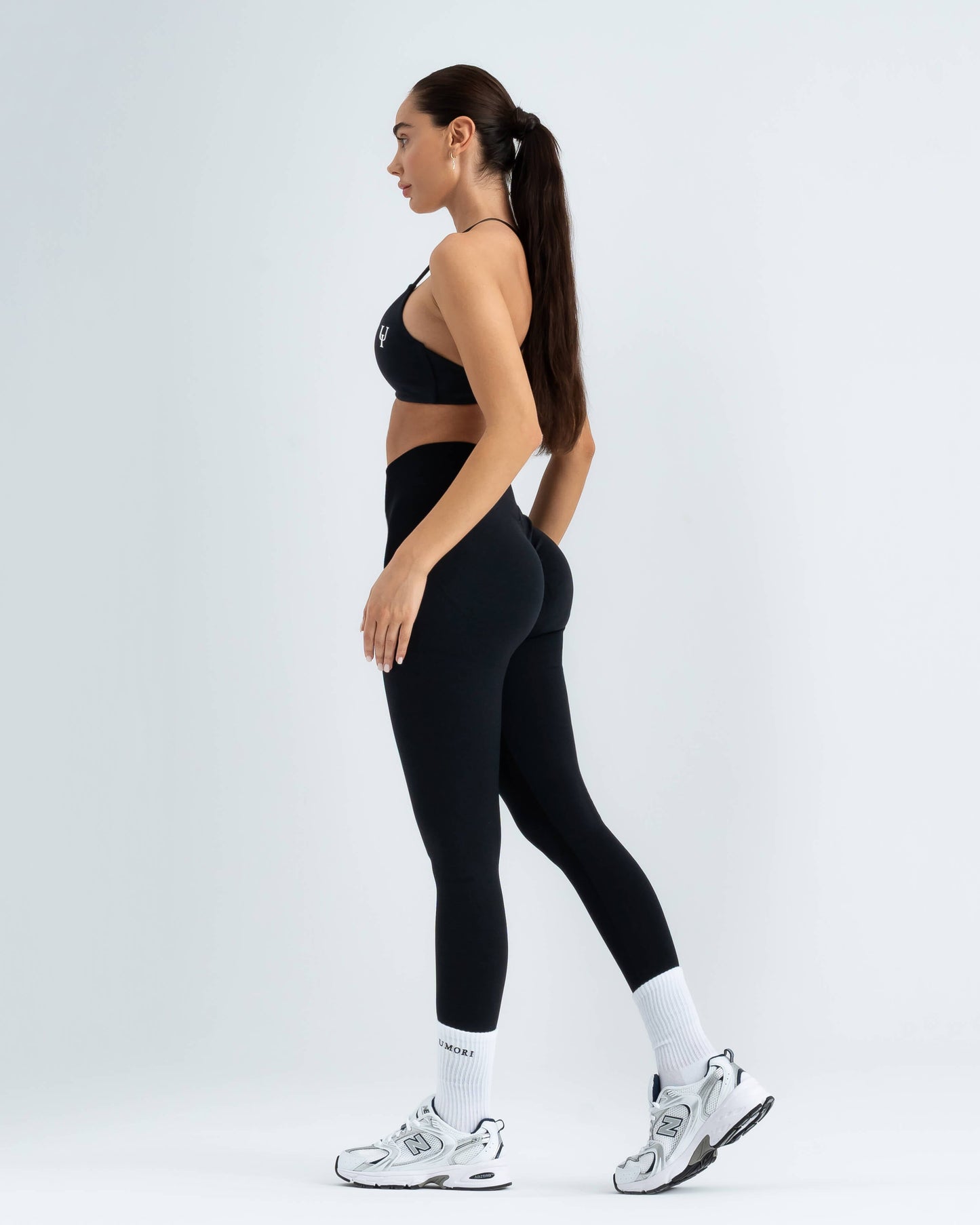 Sculpt-V Scrunch Leggings "Obsidian Black"