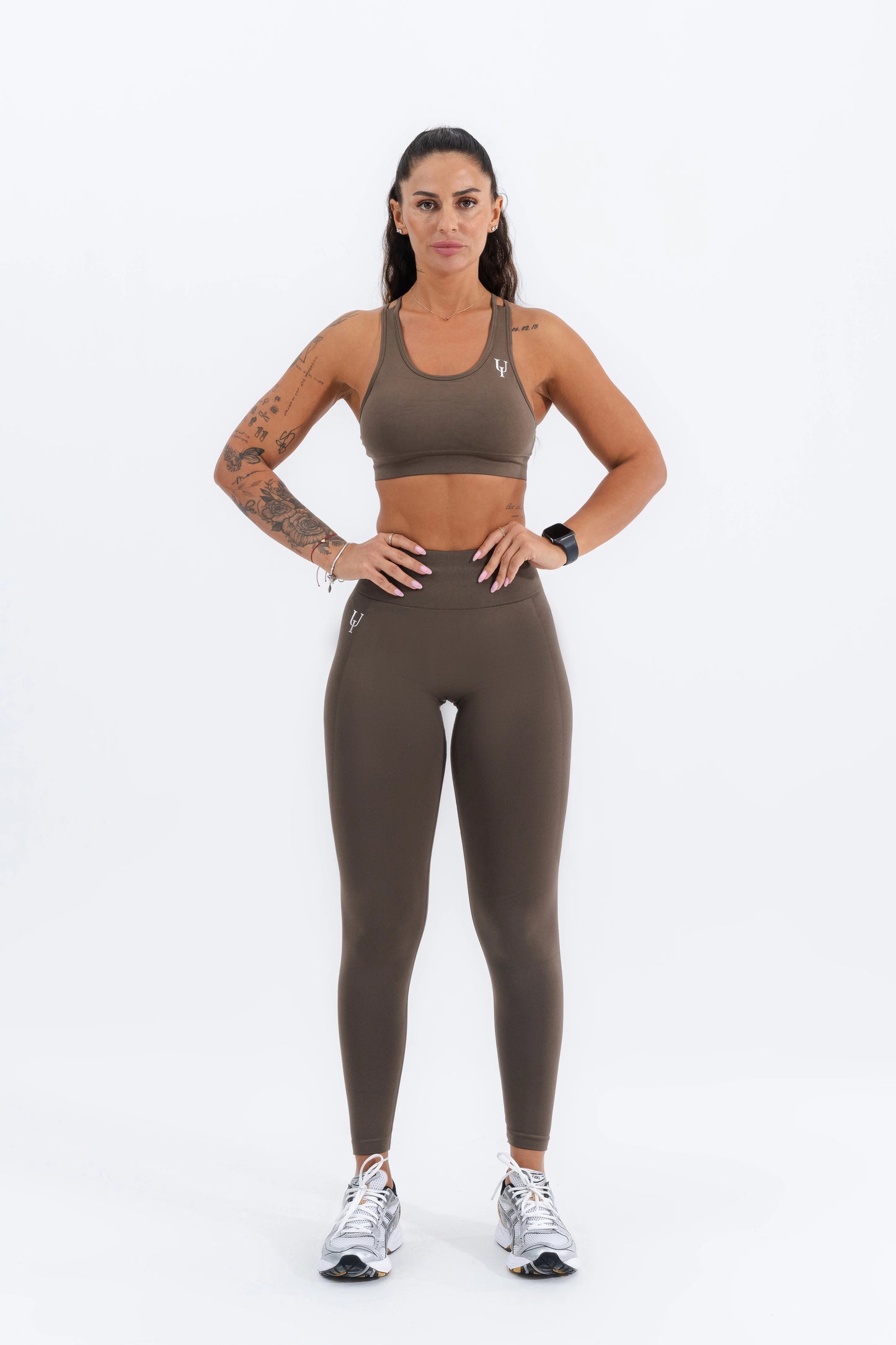 Zenith Seamless Sports Bra Brown