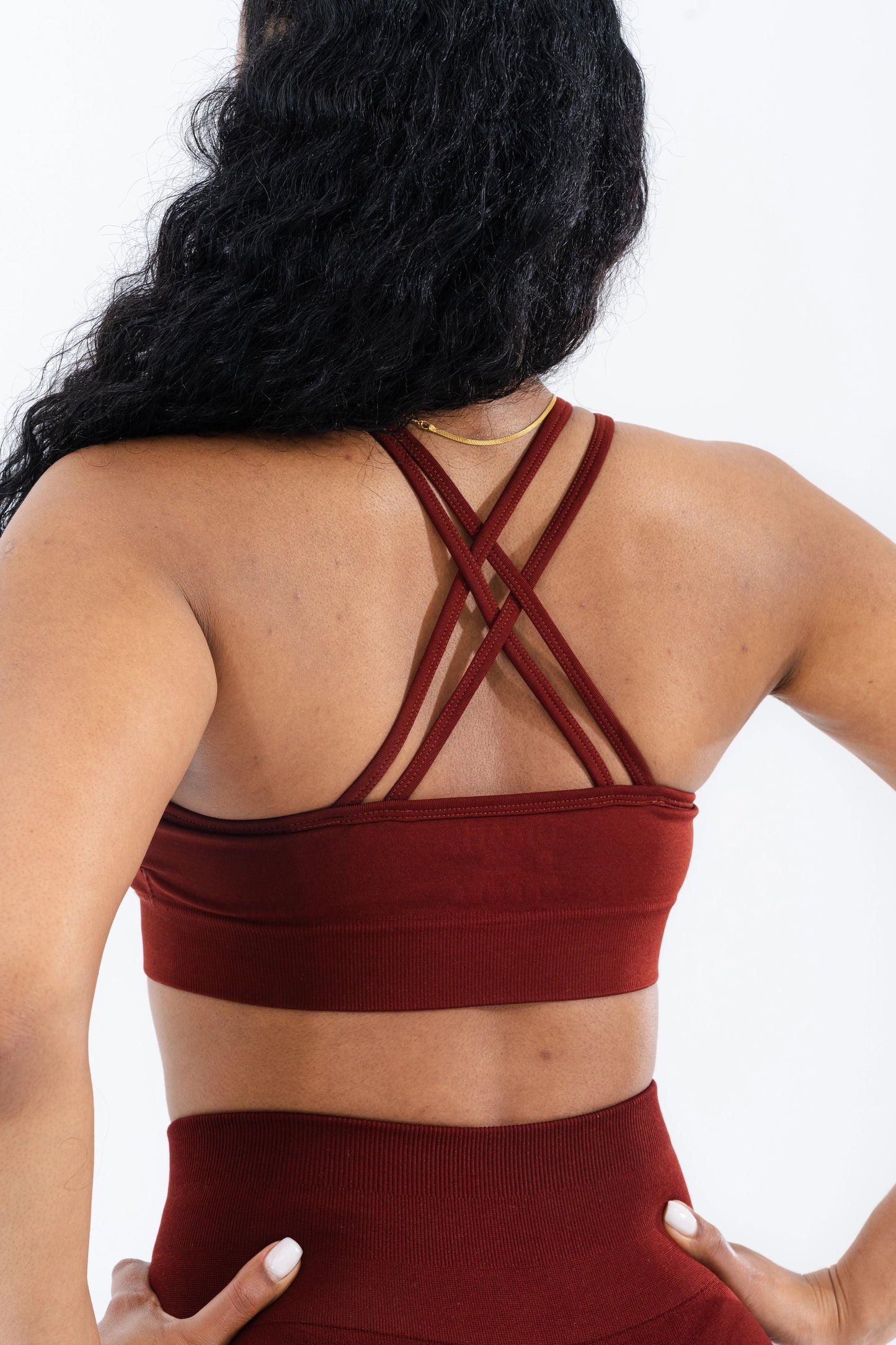 Zenith Seamless Sports Bra Red