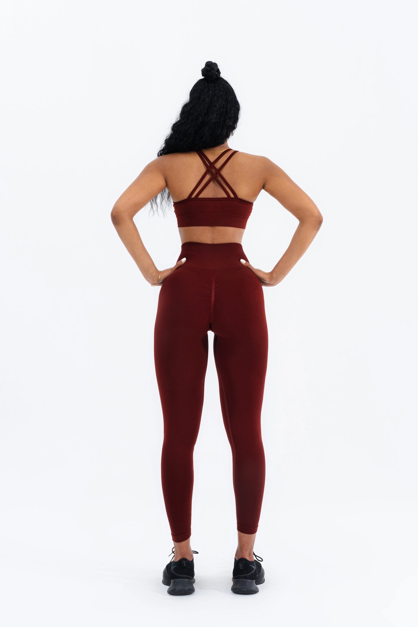 Zenith Seamless Sports Bra Red