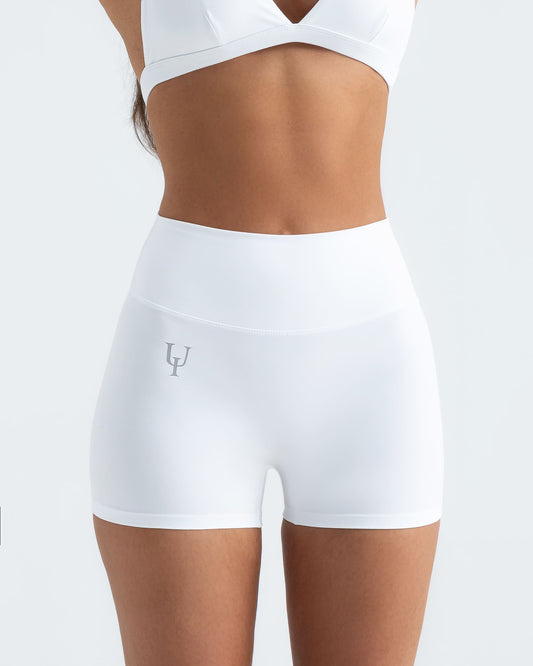 Sunkiss-V Scrunch Short "Pearl White"