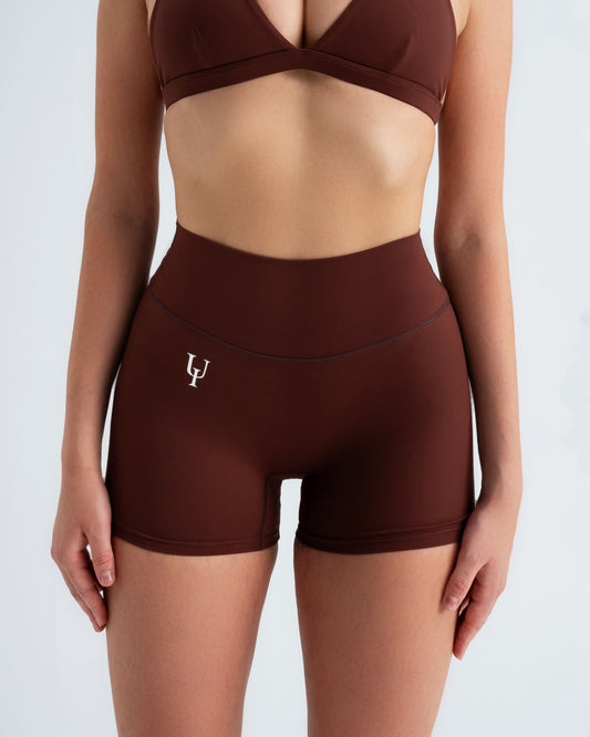 Sunkiss-V Scrunch Short "Cinnamon Brown"