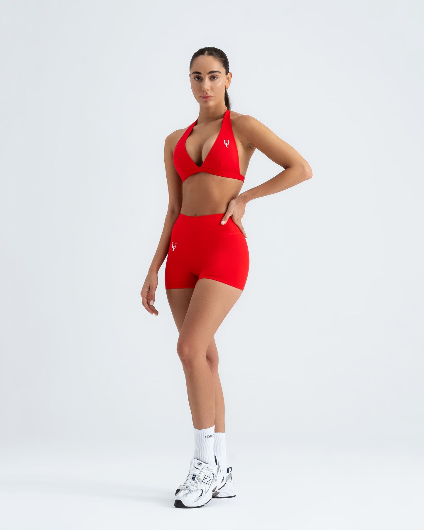 Sunkiss-V Scrunch Short "Fire Kiss Red"