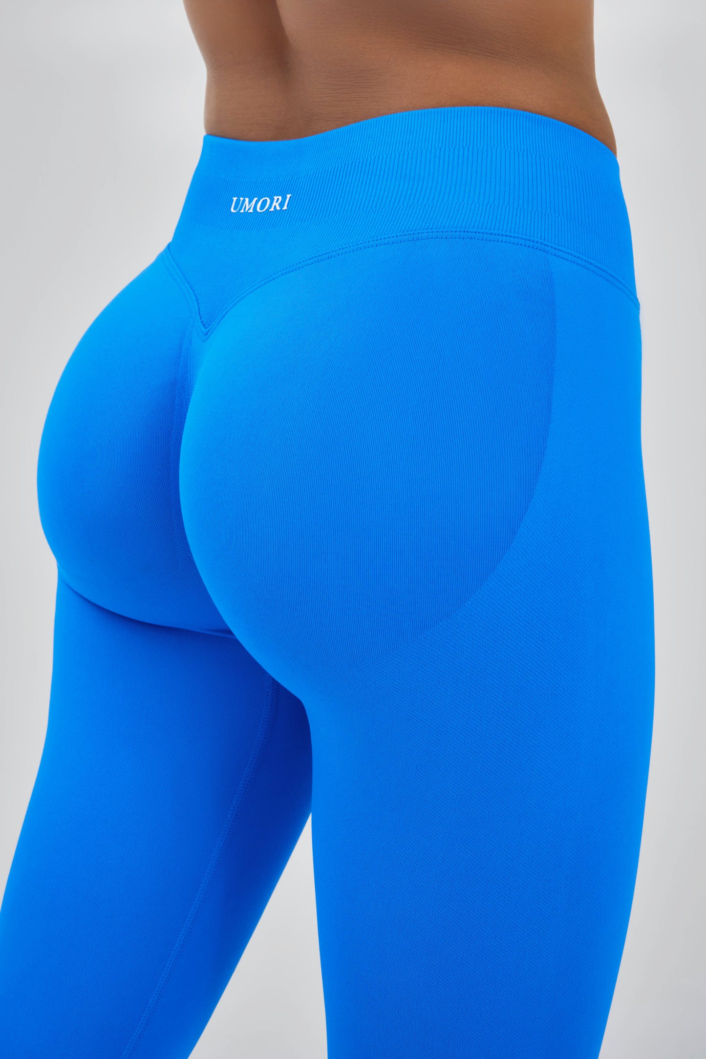 Sculpt V2-Azure Blue Scrunch Leggings