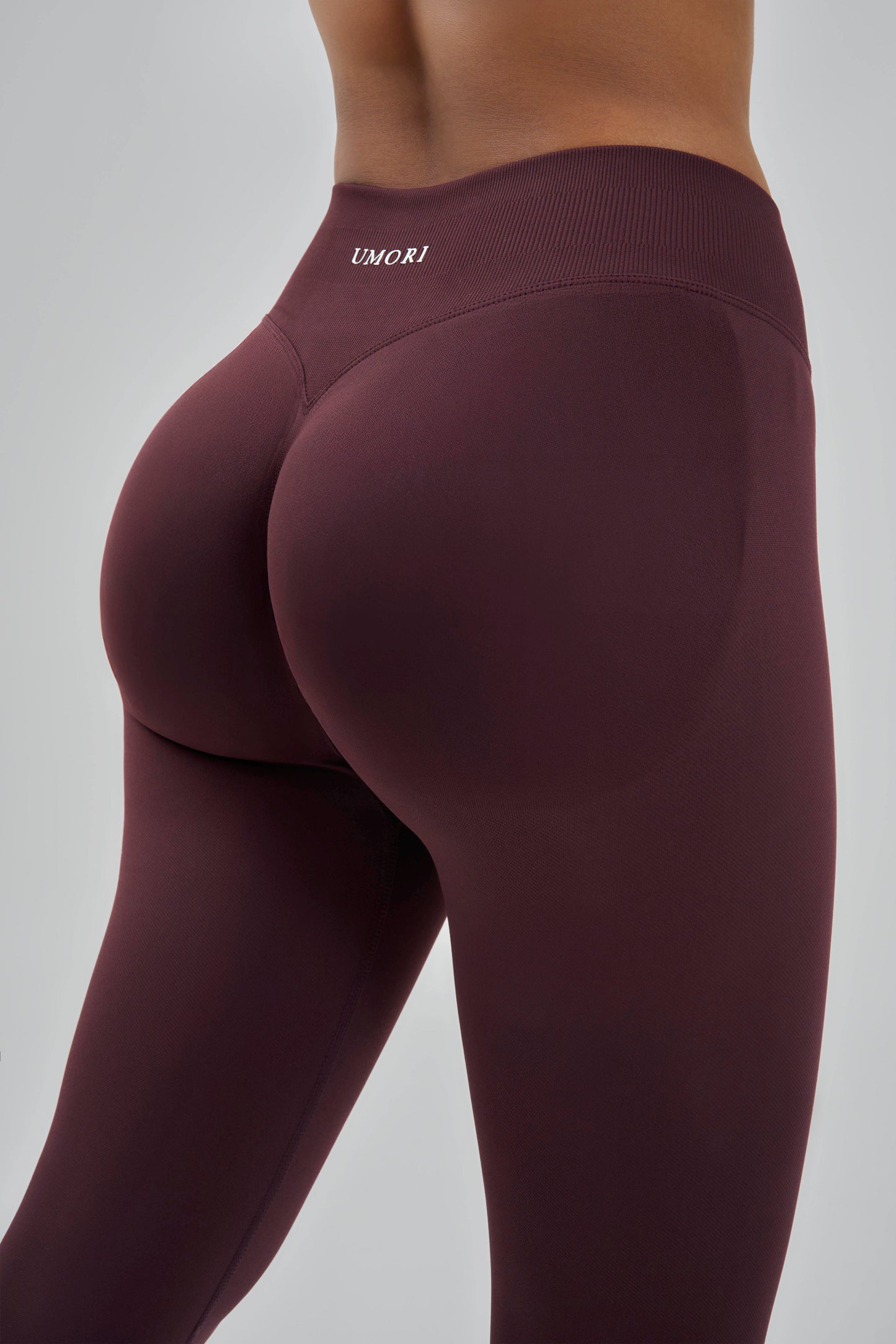 Sculpt V2-Aubergine Brown Scrunch Leggings
